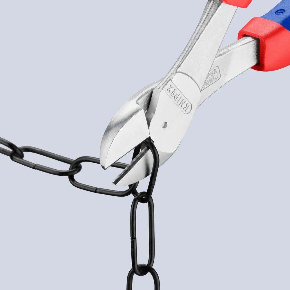 KNIPEX Kraft-Seitenschneider mit Comfort-Griffen verchromt 250 mm
