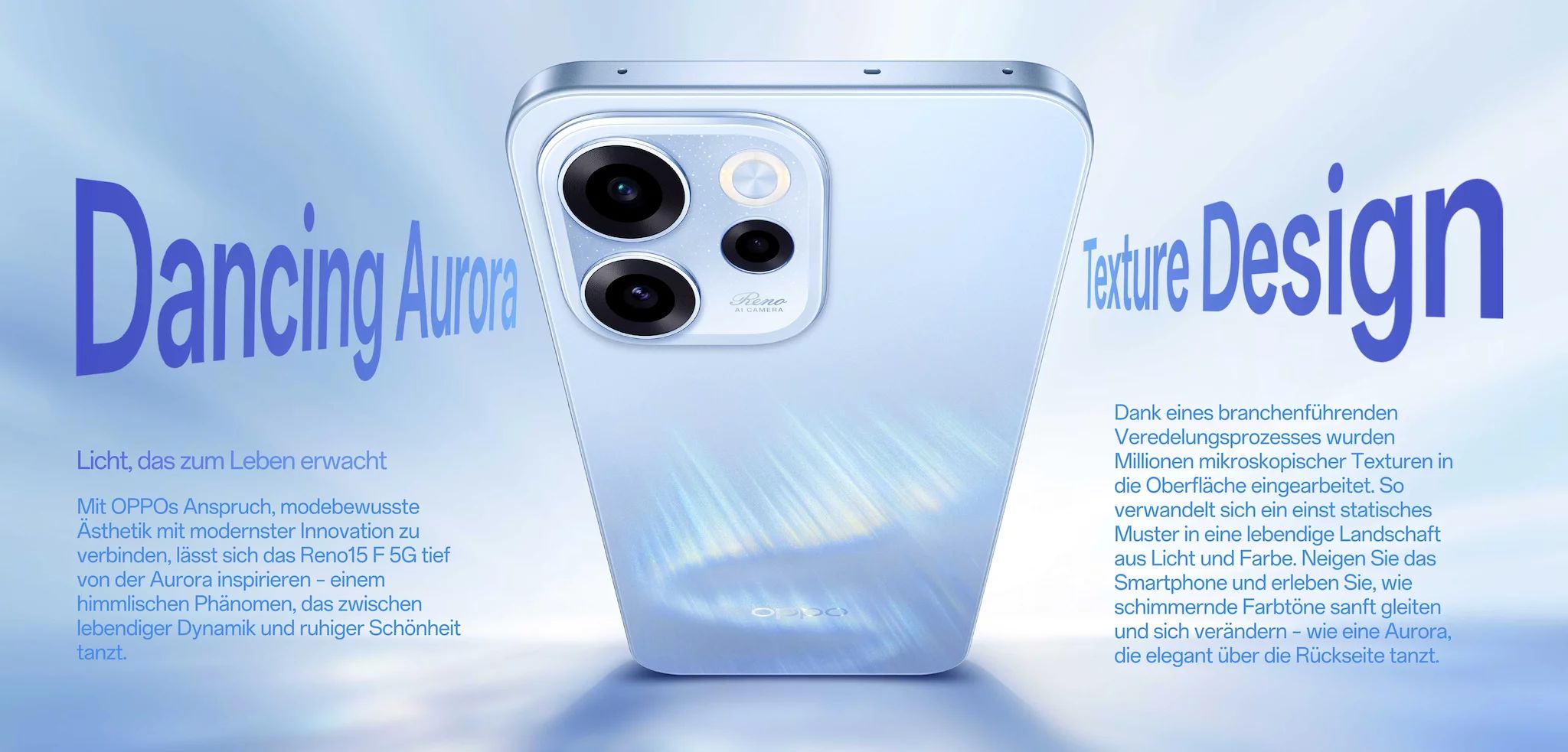 OPPO Reno15 F 5G, 8/256, Aurora Blue