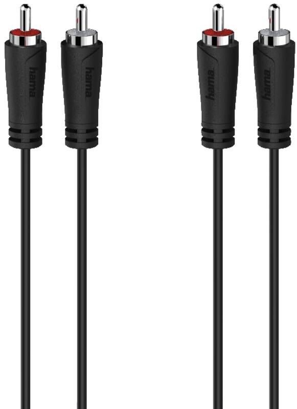 Hama Audio-Kabel, 2 Cinch-Stecker - 2 Cinch-Stecker, 3,0 m