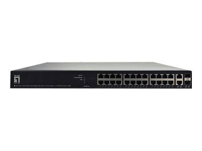 LevelOne GEP-2651 - Switch - Smart - 24 x 10/100/1000 (PoE+)