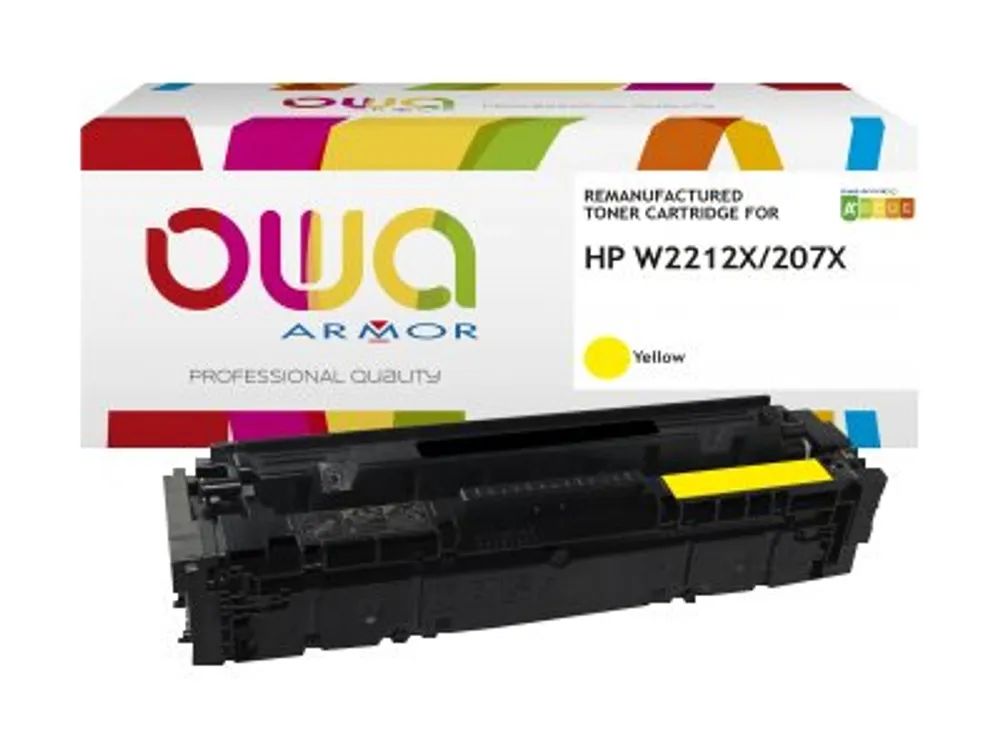 Armor OWA - Mit hoher Kapazität - Gelb - kompatibel - wiederaufbereitet - Tonerpatrone (Alternative zu: HP 207X)