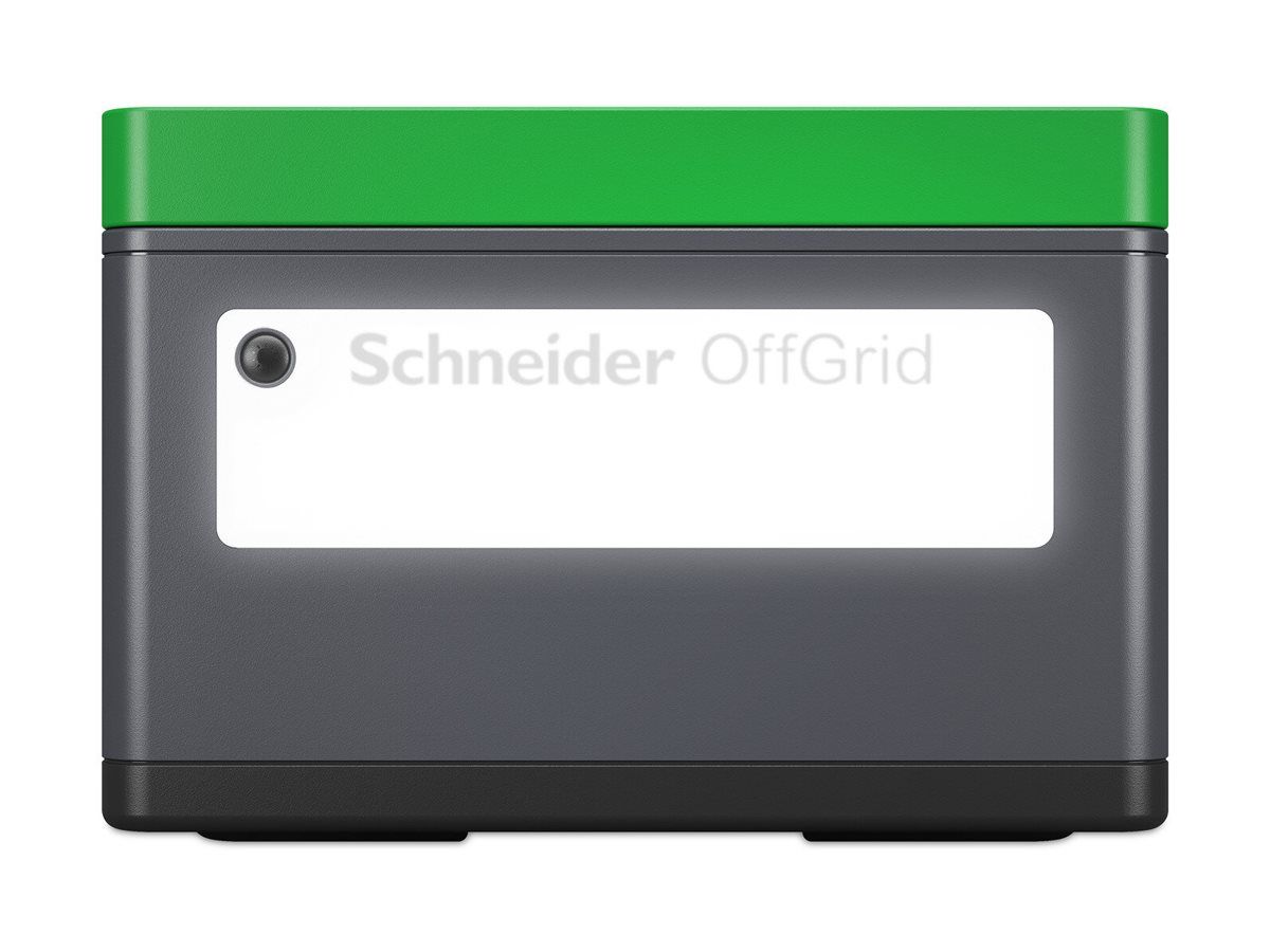 APC Schneider OffGrid 330 - Tragbares kraftwerk - LCD, Lithium-Ionen, 2 CEE 7/3 Schuko-Steckdosen, Sinuswelle, 3 USB-A, 1 USB-C, kabelloses Laden