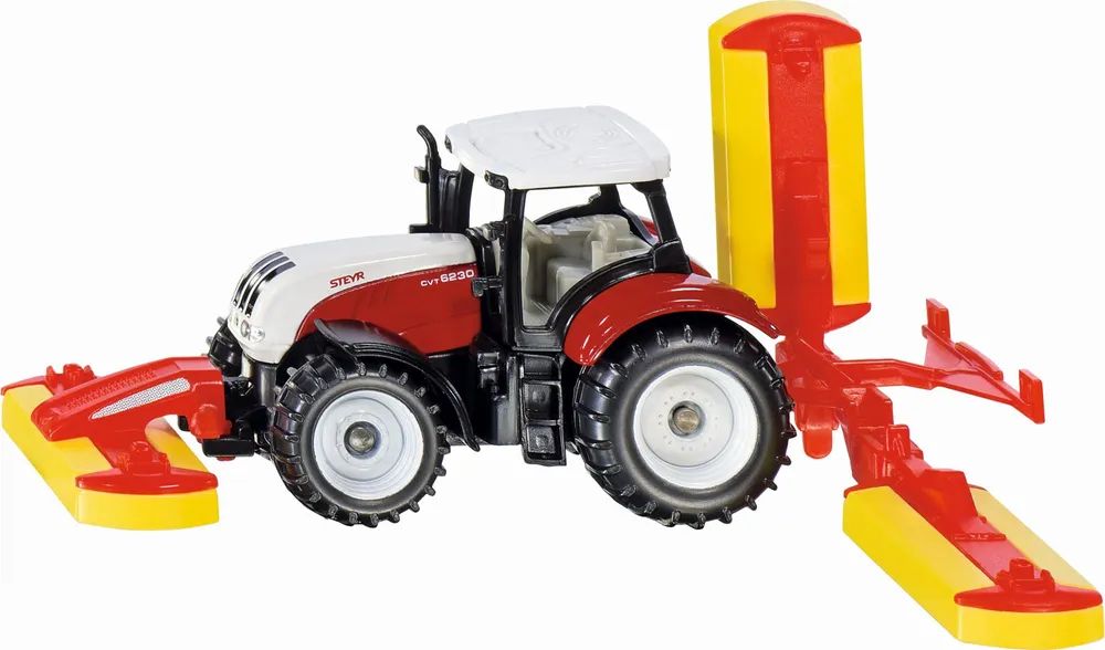 Sieper GmbH SIKU Steyr mit Pöttinger Mähwerkskom.