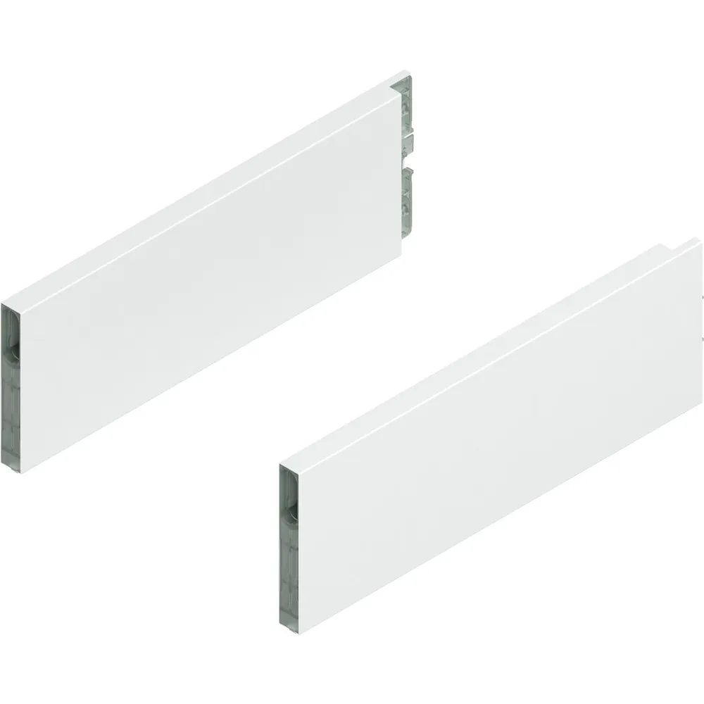 BLUM MERIVOBOX Boxcap Höhe E, NL 300, Seidenweiß-matt