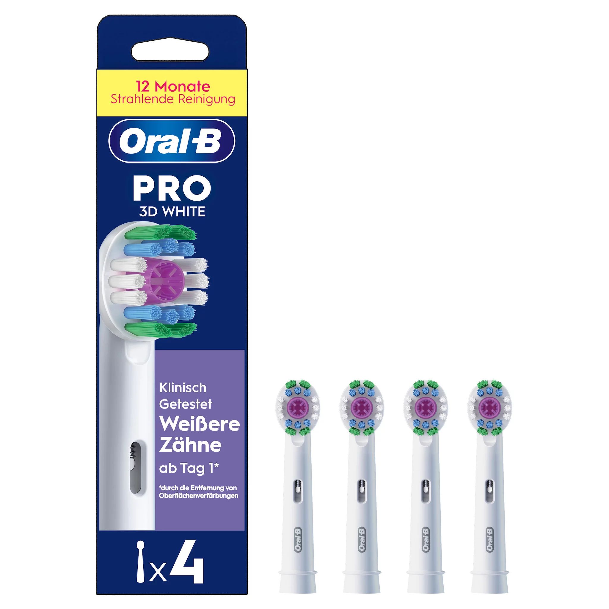 Oral-B Pro 3D White 4er