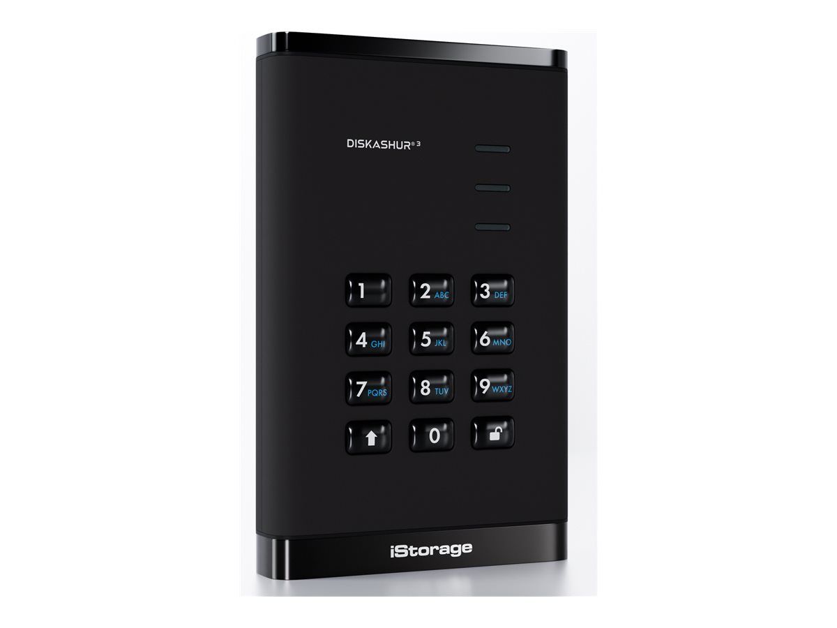 iStorage diskAshur3 4TB Black - Festplatte - 2,5"
