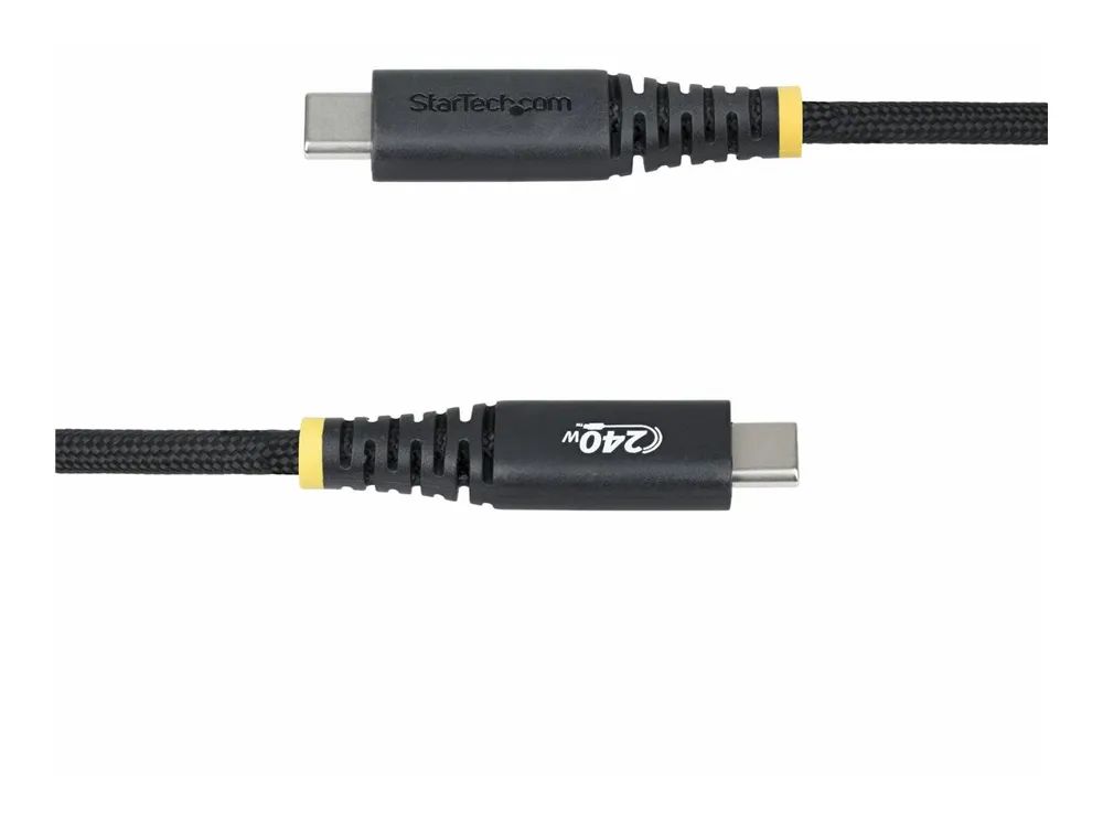StarTech.com 3m USB-C Charging Cable, 240W, Silicone Jacket w/Braid - USB-Kabel - 24 pin USB-C (M)