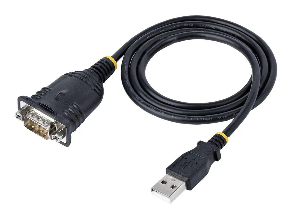 StarTech.com 1 m USB Seriell Adapter, USB RS232 Kabel, Windows/Mac - Kabel seriell - DB-9 (M)