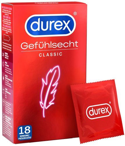Durex Gefühlsecht 18er Kondome