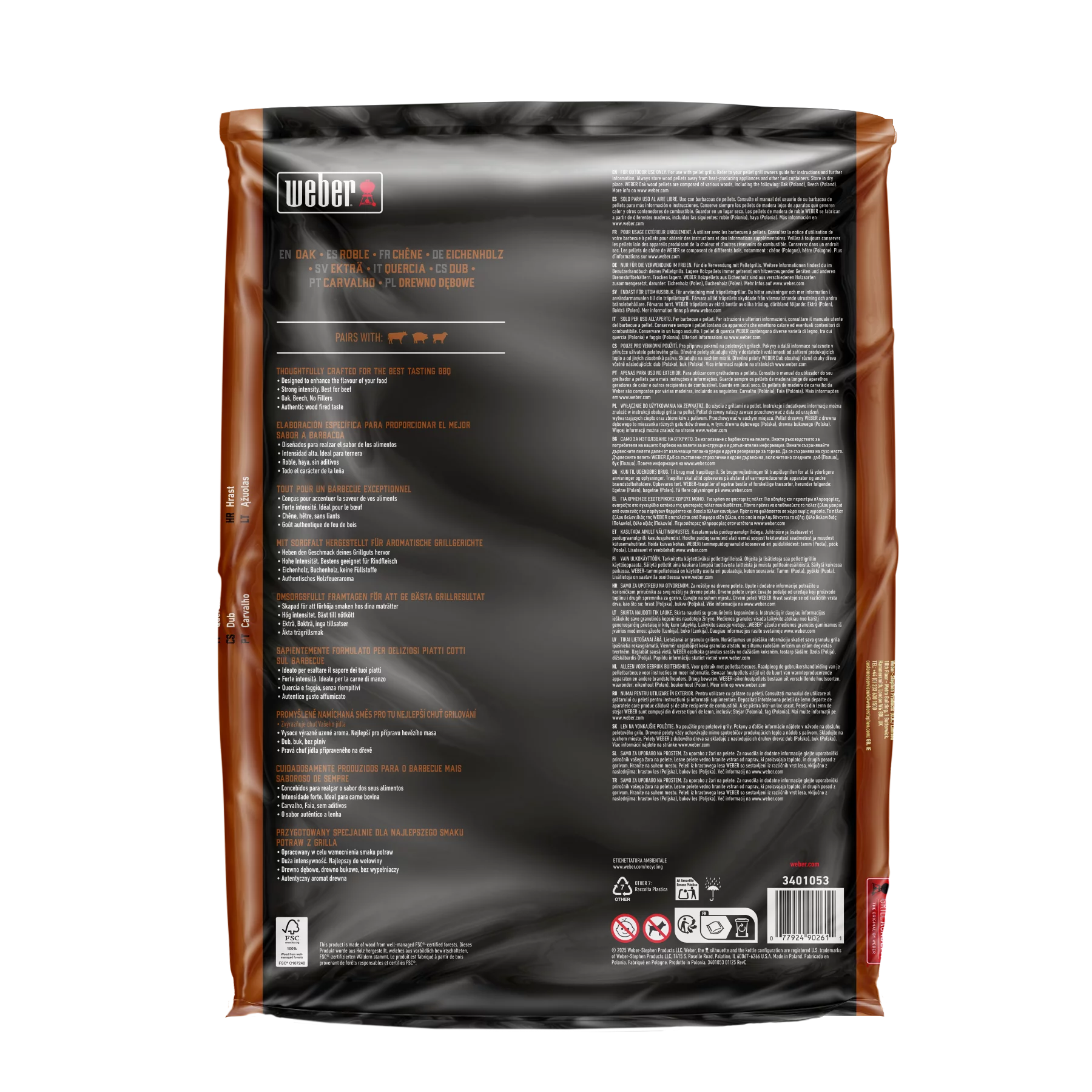 Weber Holzpellets Eiche - 8 kg