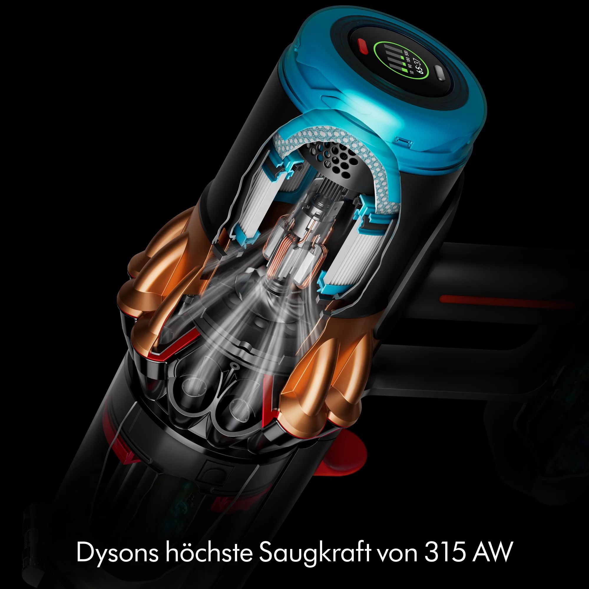 Dyson V16 Piston Animal schwarz/kupfer