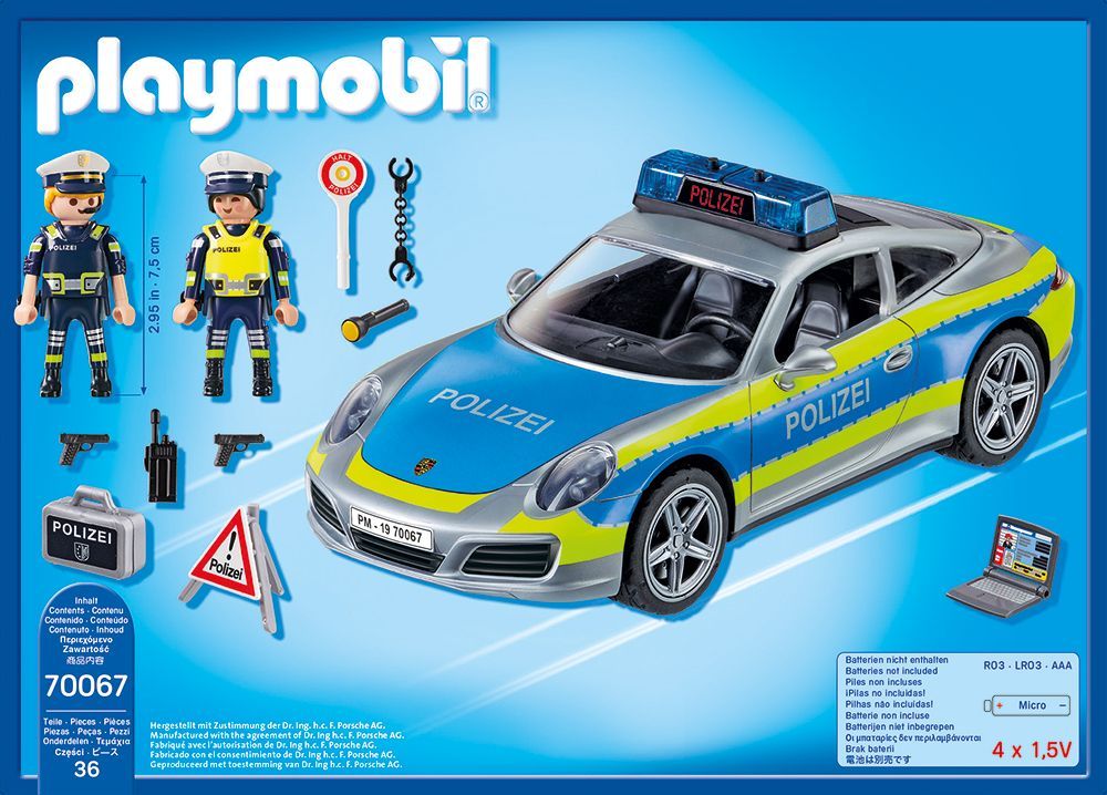 Playmobil Porsche 911 Carrera 4S Polizei