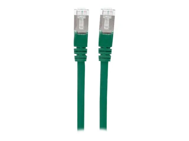 Intellinet Network Patch Cable, Cat7 Cable/Cat6A Plugs, 1.5m, Green, Copper, S/FTP, LSOH / LSZH, PVC, RJ45, Gold Plated Contacts, Snagless, Booted, Lifetime Warranty, Polybag - Patch-Kabel - RJ-45 (M)