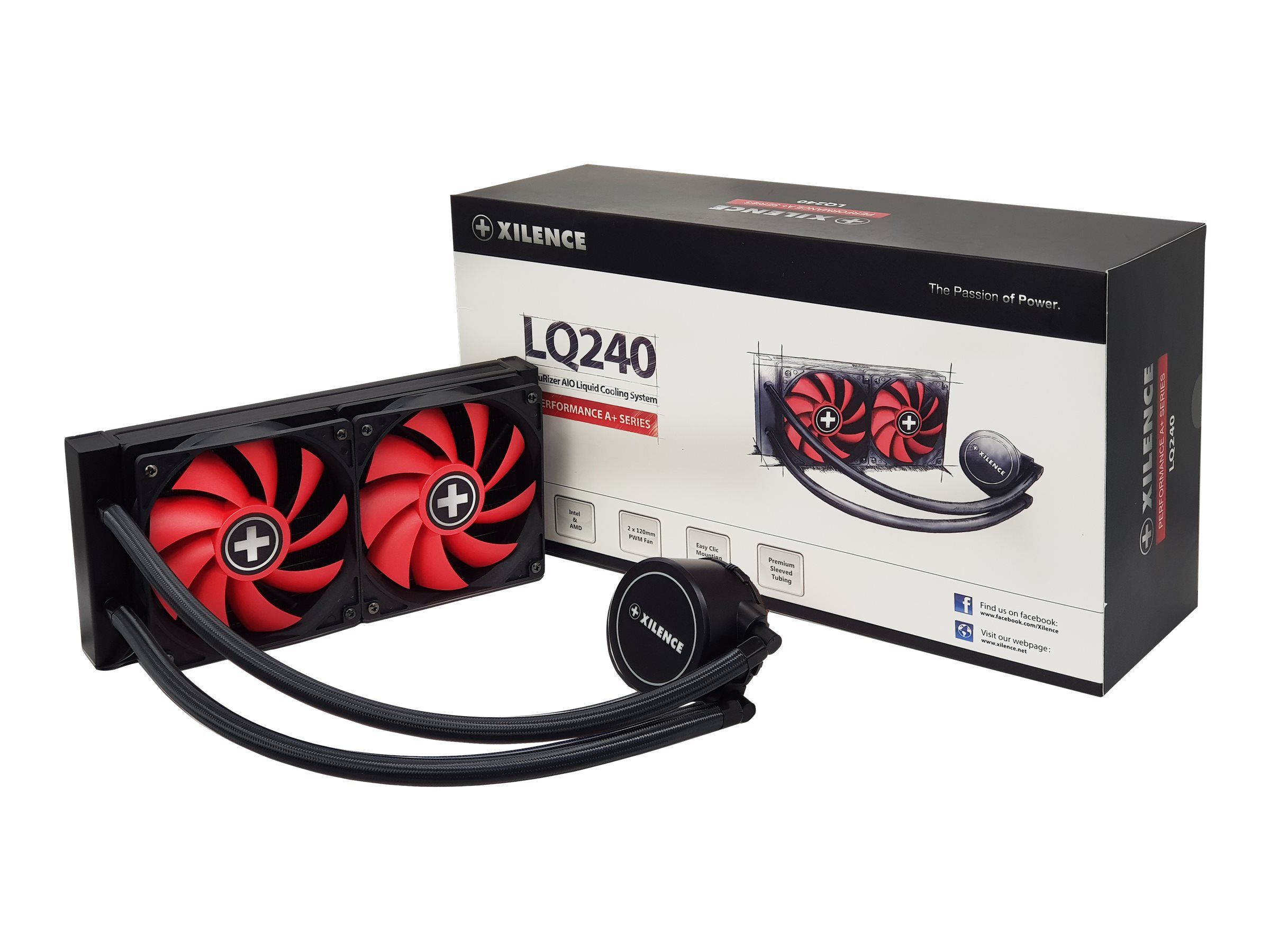 Xilence Performance A+ Series LiQuRizer LQ240 - Prozessor-Flüssigkeitskühlsystem