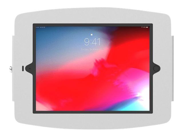 Compulocks iPad 10.2" Space Enclosure Wall Mount - Gehäuse - für Tablett - verriegelbar - hochwertiges Aluminium - weiß - Bildschirmgröße: 25.9 cm (10.2")