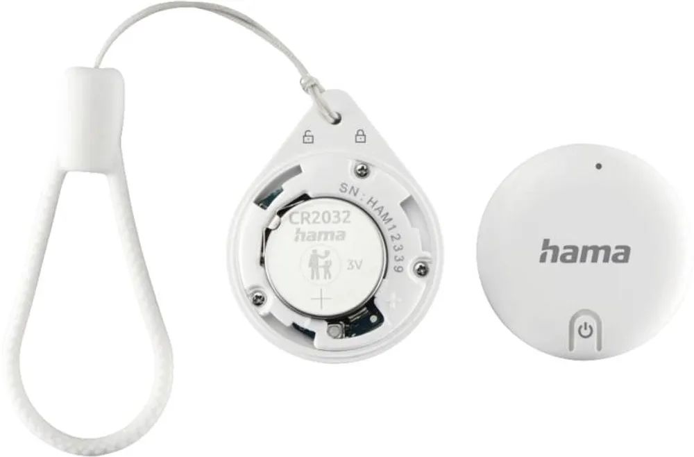 Hama Schlüsselfinder, Item Finder für Apple "Wo ist"-App, Bluetooth, Weiß
