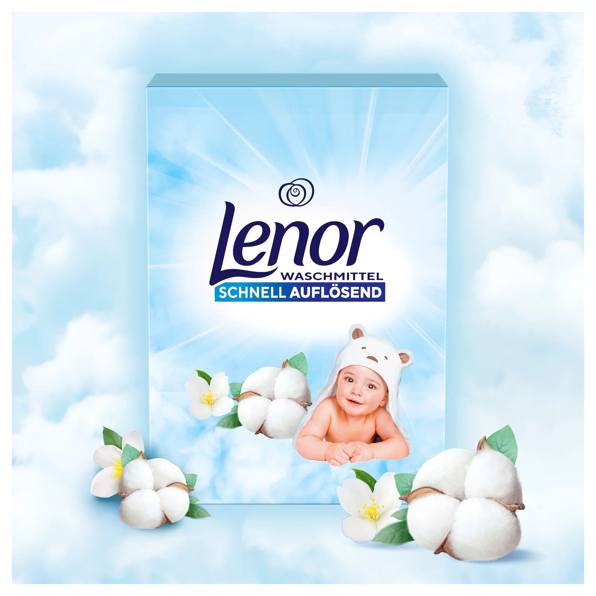 Lenor WM Pulver Sensitiv  3.6KG - 72WL