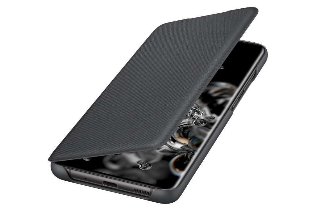 Samsung LED-View-Cover "EF-NG988" für Galaxy S20 Ultra, Schwarz Open-Box