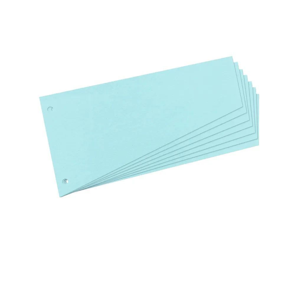 herlitz Trennstreifen, Trapez, blau, 100er Packung