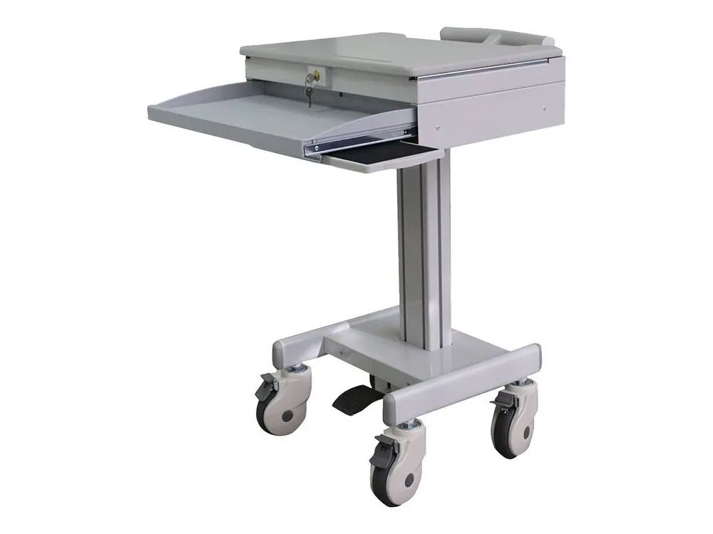Neomounts MED-M100 - Wagen - für Notebook/Tastatur/Maus - medizinisch - Grau - Bildschirmgröße: 25.4-45.7 cm (10"-18")