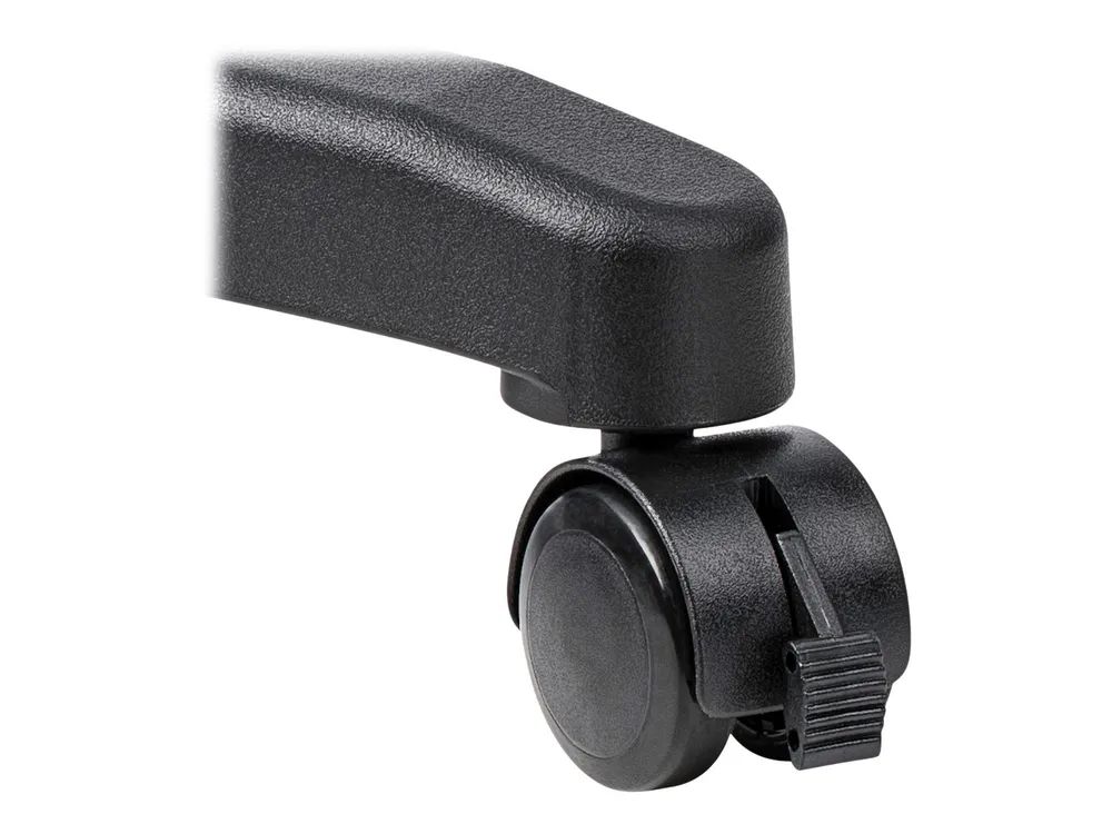StarTech.com Mobiler Tablet Ständer mit Bremsrollen - Höhenverstellbar - Schwenkbares Ergonomischer Universeller Bodenständer mit Rollen für iPad/Tablets 7-11 Zoll - Trennbarer Halter (STNDTBLTMOB)