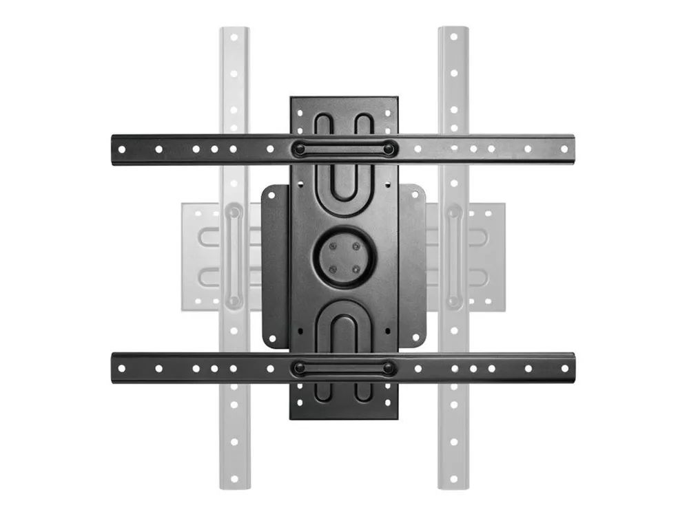 Equip Befestigungskit (Wandmontagehalterung) - für Flachbildschirm - universal drehbar - Kunststoff, stainless steel, Aluminium - Schwarz - Bildschirmgröße: 94-203 cm (37"-80")