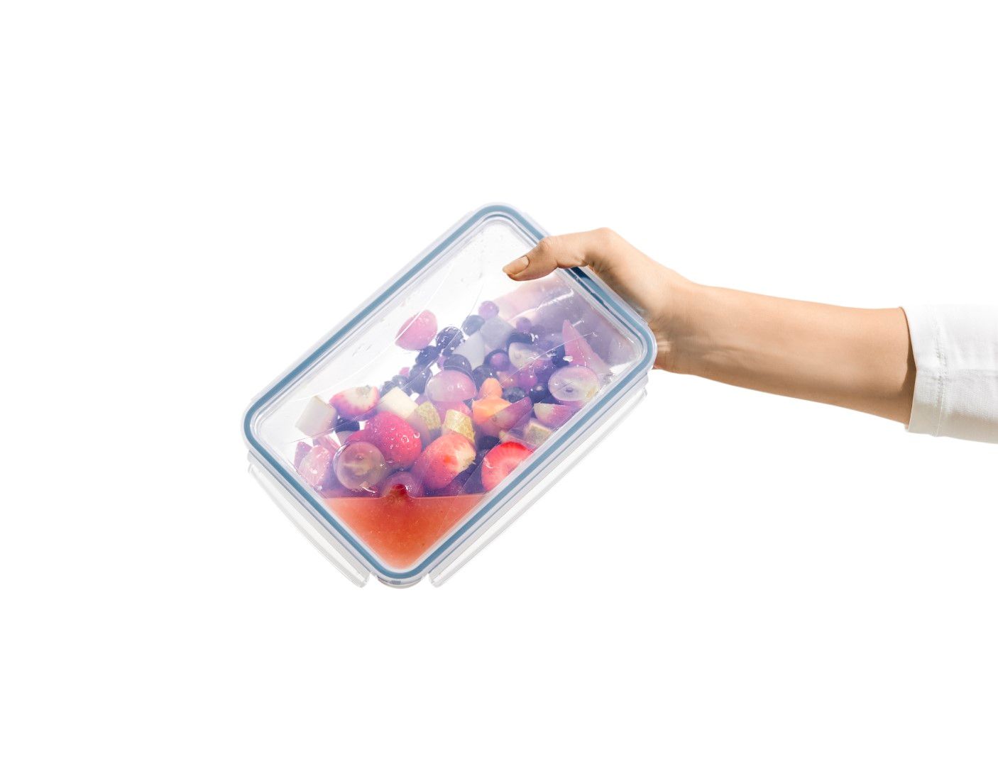 Rotho Kühlschrankdose Glas 1.3 l CLIC & LOCK