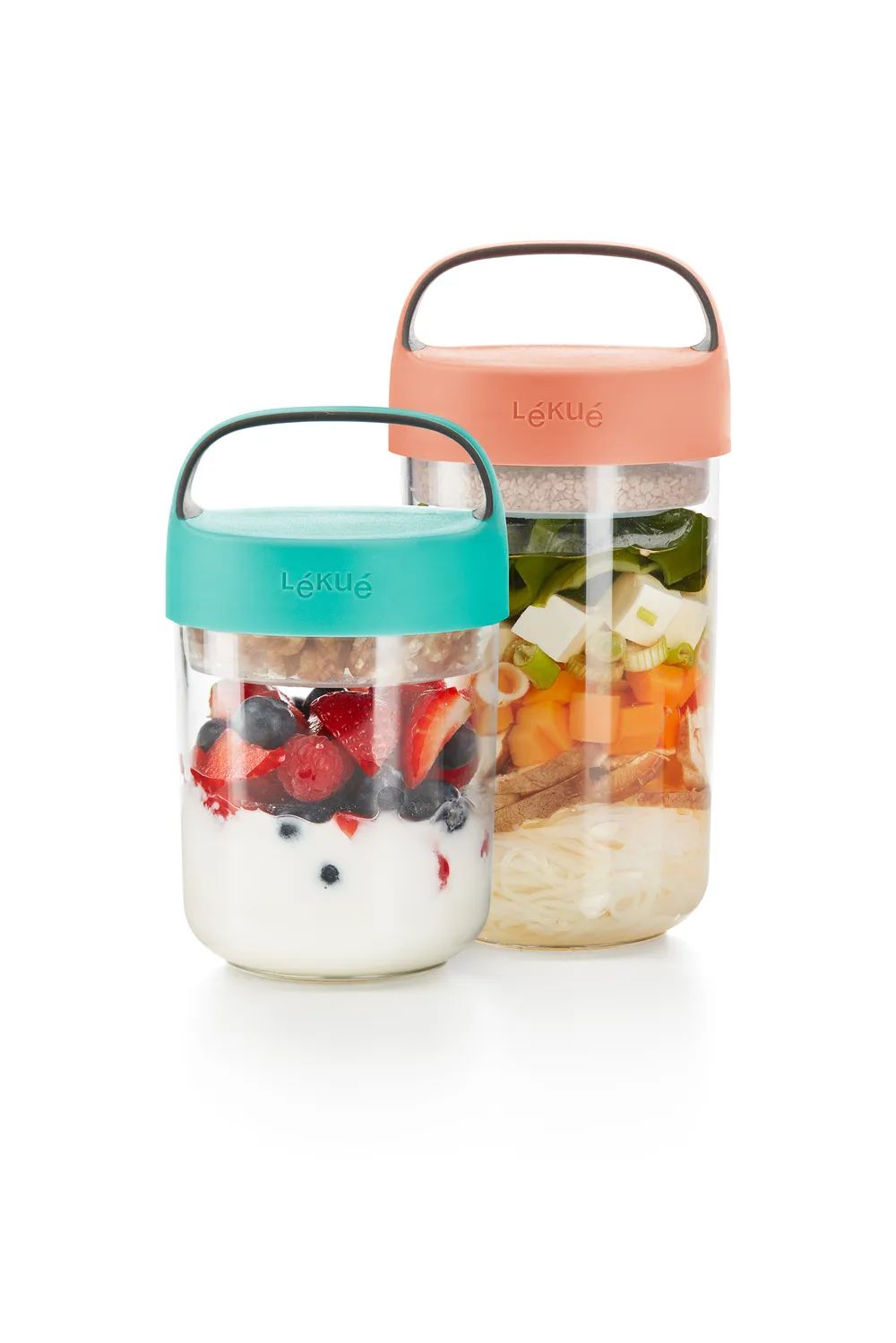 Lékué Becher To Go 400 ml - Turquoise