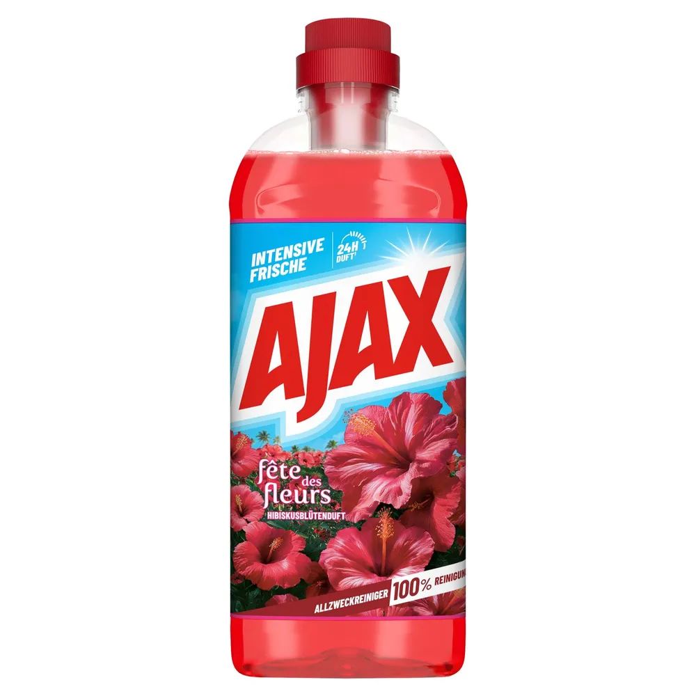Ajax Fête des Fleurs Hibiskusblütenduft Allzweckreiniger 1L
