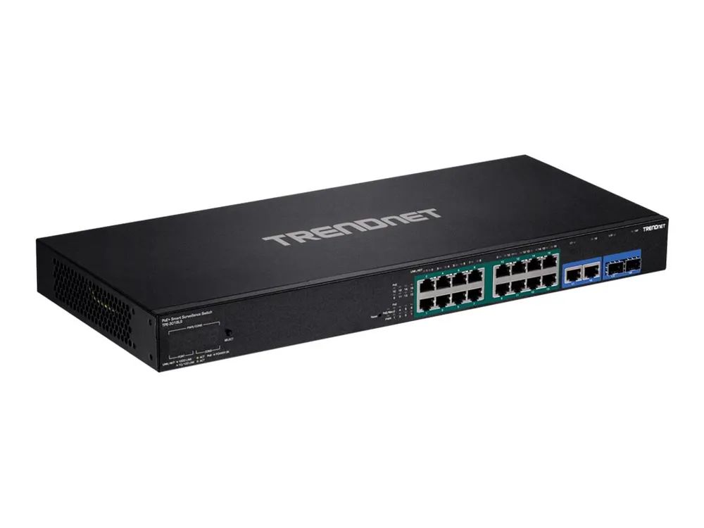 TRENDnet TPE 3018LS - Switch - Smart - 8 x 10/100/1000 (PoE+)