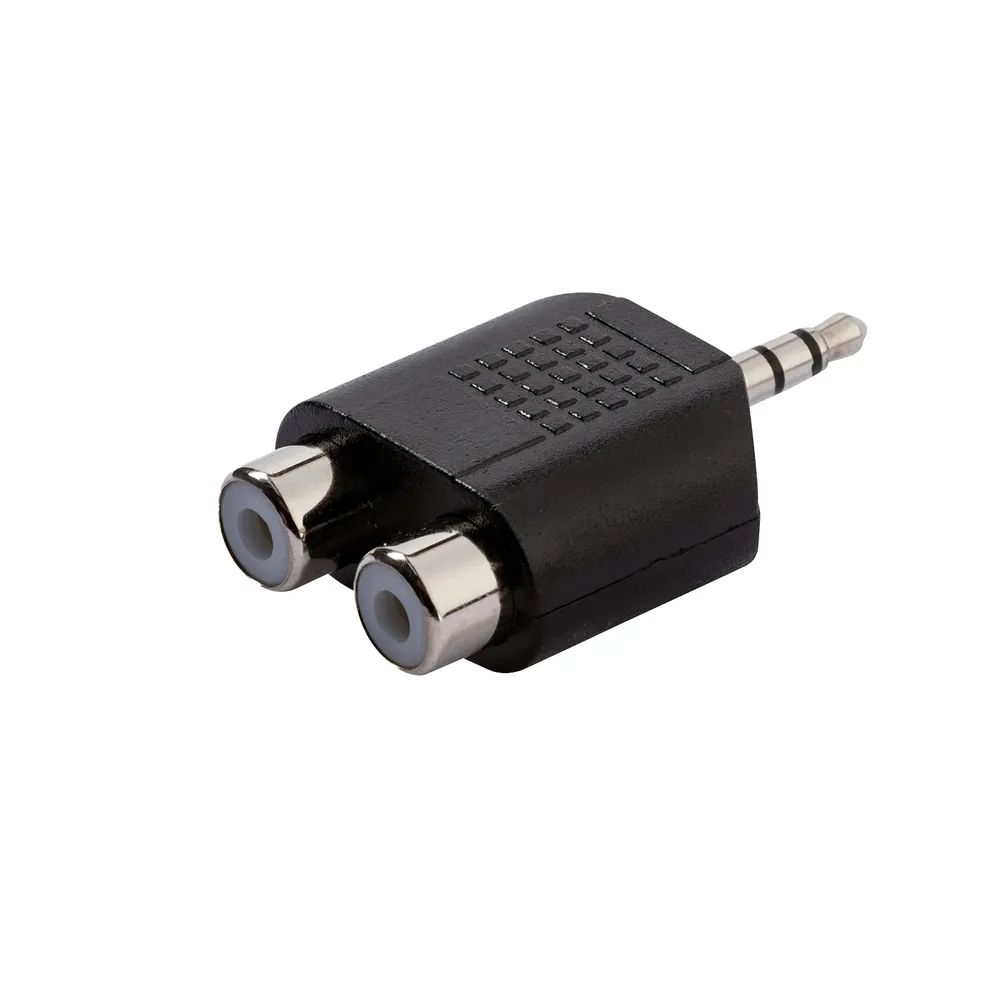 VIVANCO Adapter 3,5 mm Klinke / 2x Cinch