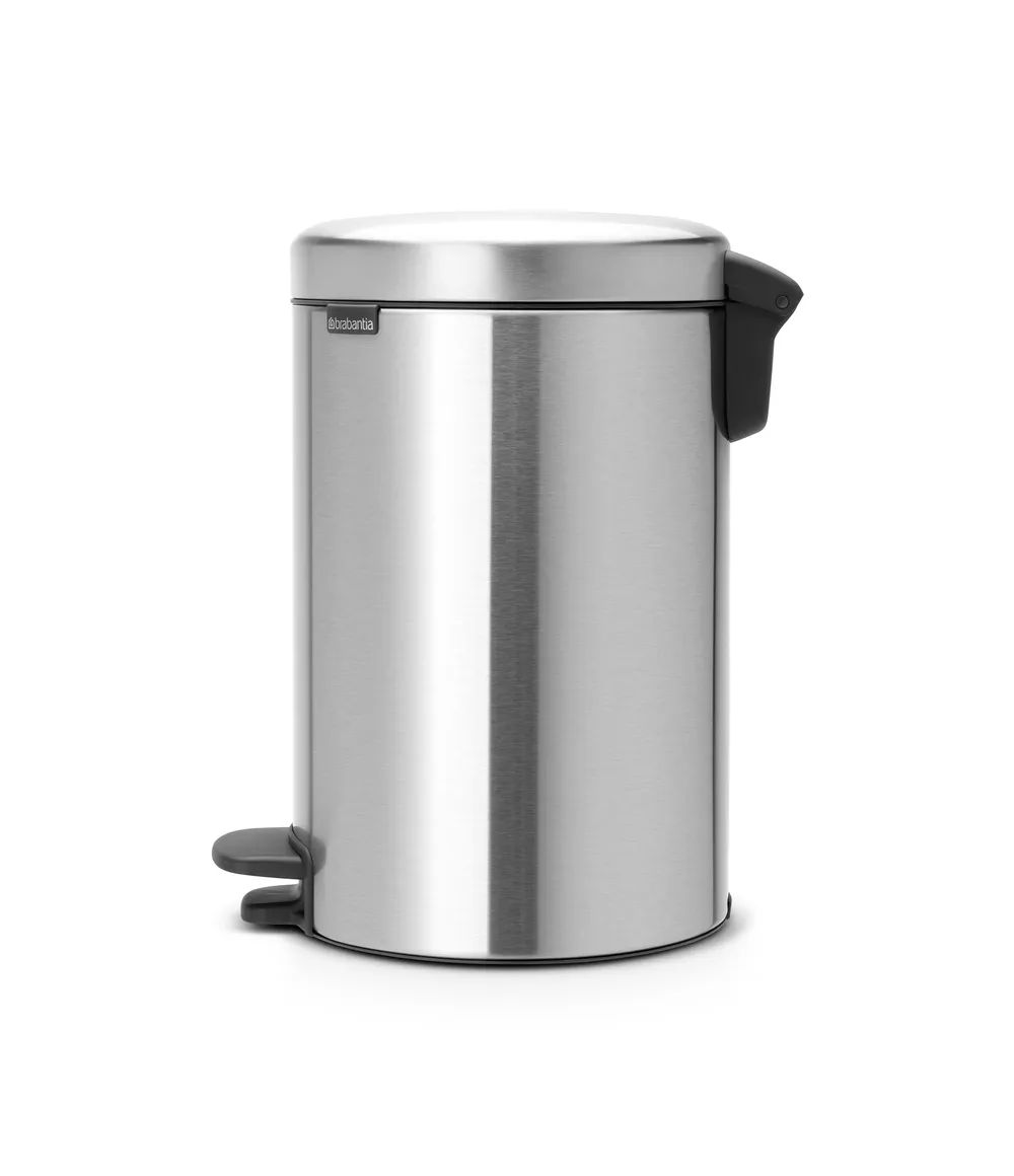 Brabantia NewIcon Treteimer, 12L - Matt Steel