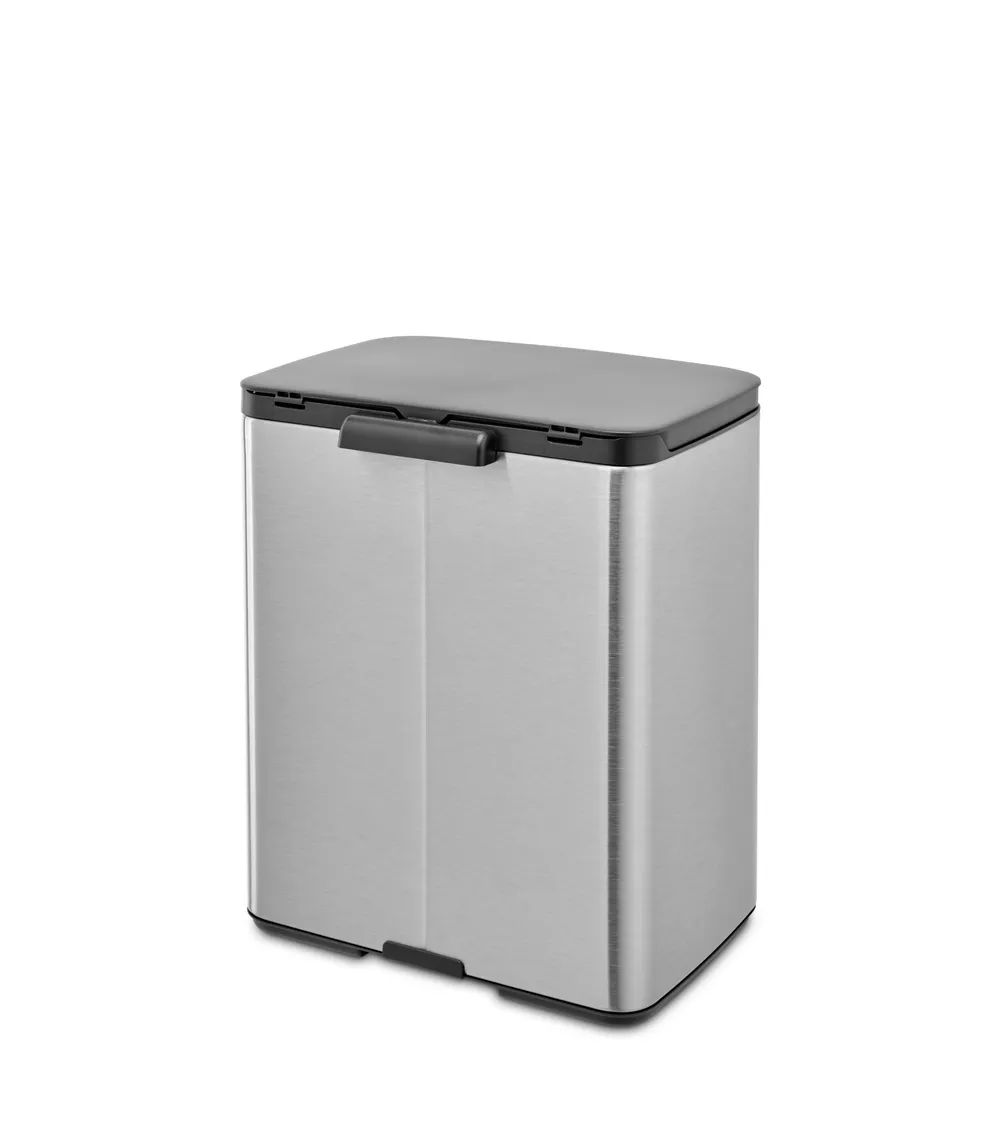 Brabantia Bo Mülleimer, 12L - Matt Steel Fingerprint Proof