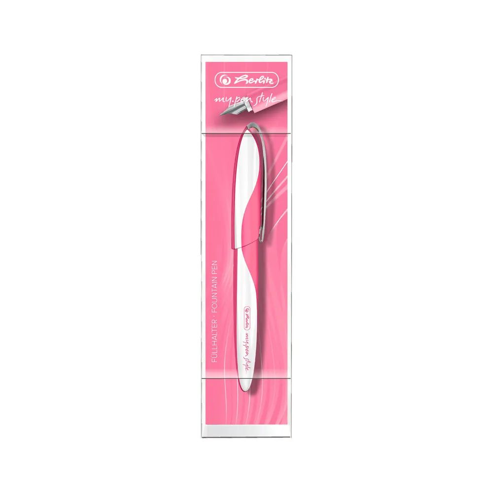 herlitz Füllhalter my.pen style Indonesia Pink in Folienbox