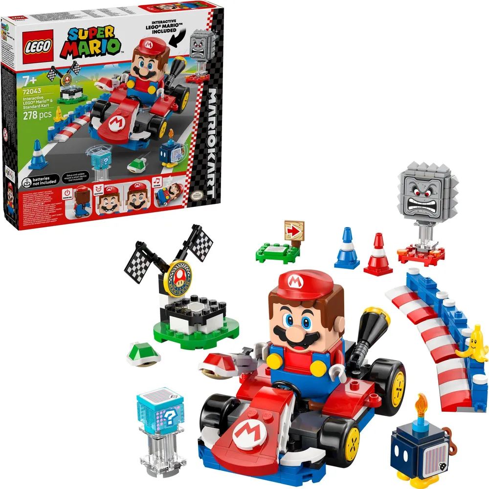 LEGO 72043 - Mario Kart– Interaktiver & Standard-Kart
