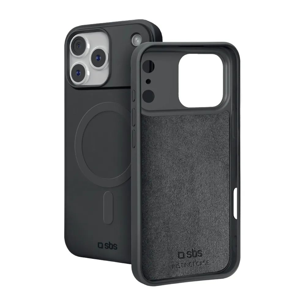 SBS INSTINCT MAG MagSafe kompatibles Cover für iPhone 18 PRO, schwarz