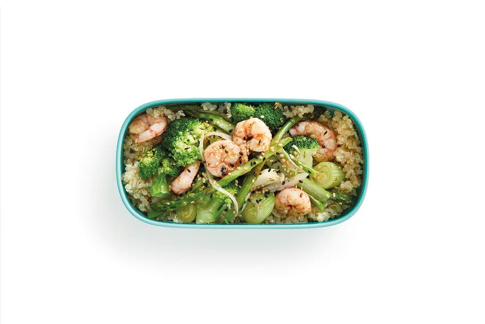 Lékué Einzelne LunchBox To Go, 0.5L - Turquoise