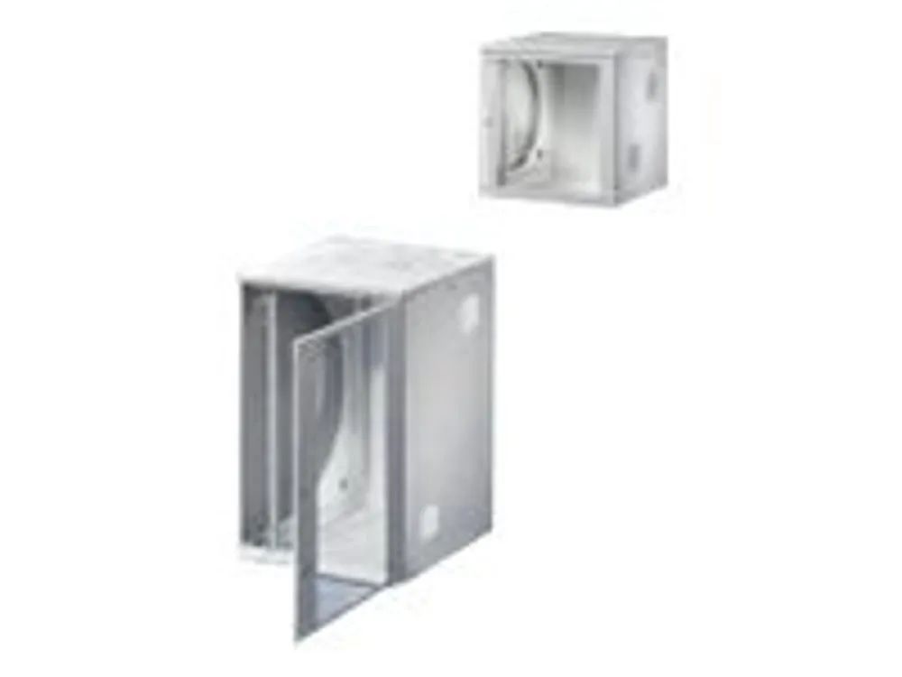 Rittal FlatBox - Gehäuse - geeignet für Wandmontage - RAL 7035 - 6U - 48.3 cm (19")