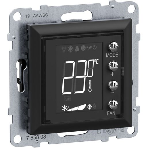 Legrand MYHOME THERMOSTAT MIT DISPLAY / LEGRAN 765808 MYHOME SEANO 765808