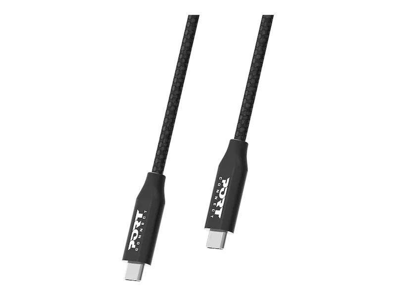 PORT Designs PORT - USB-Kabel - USB-C (M) zu USB-C (M) - USB 3.2 Gen 2 - 2 m - USB-Stromversorgung (100 W)