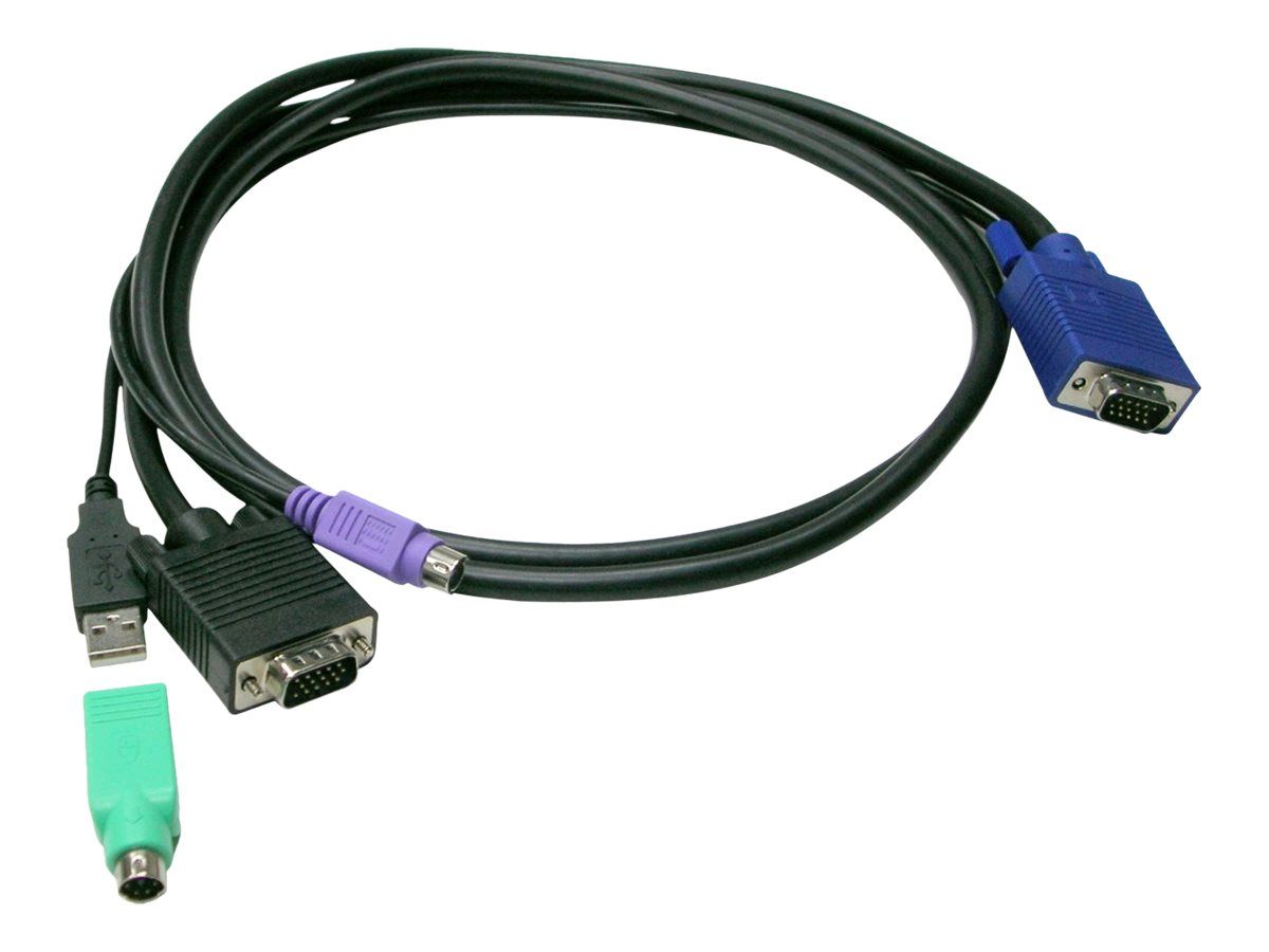 LevelOne ACC-3202 - Tastatur- / Video- / Maus- (KVM-)