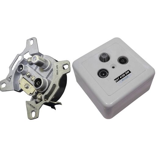 Heiru EINZEL ANT.STECKDOSE SAT/TV/RF / HEIRU MX 600AAP 2DB AP WS MX 600 AAP