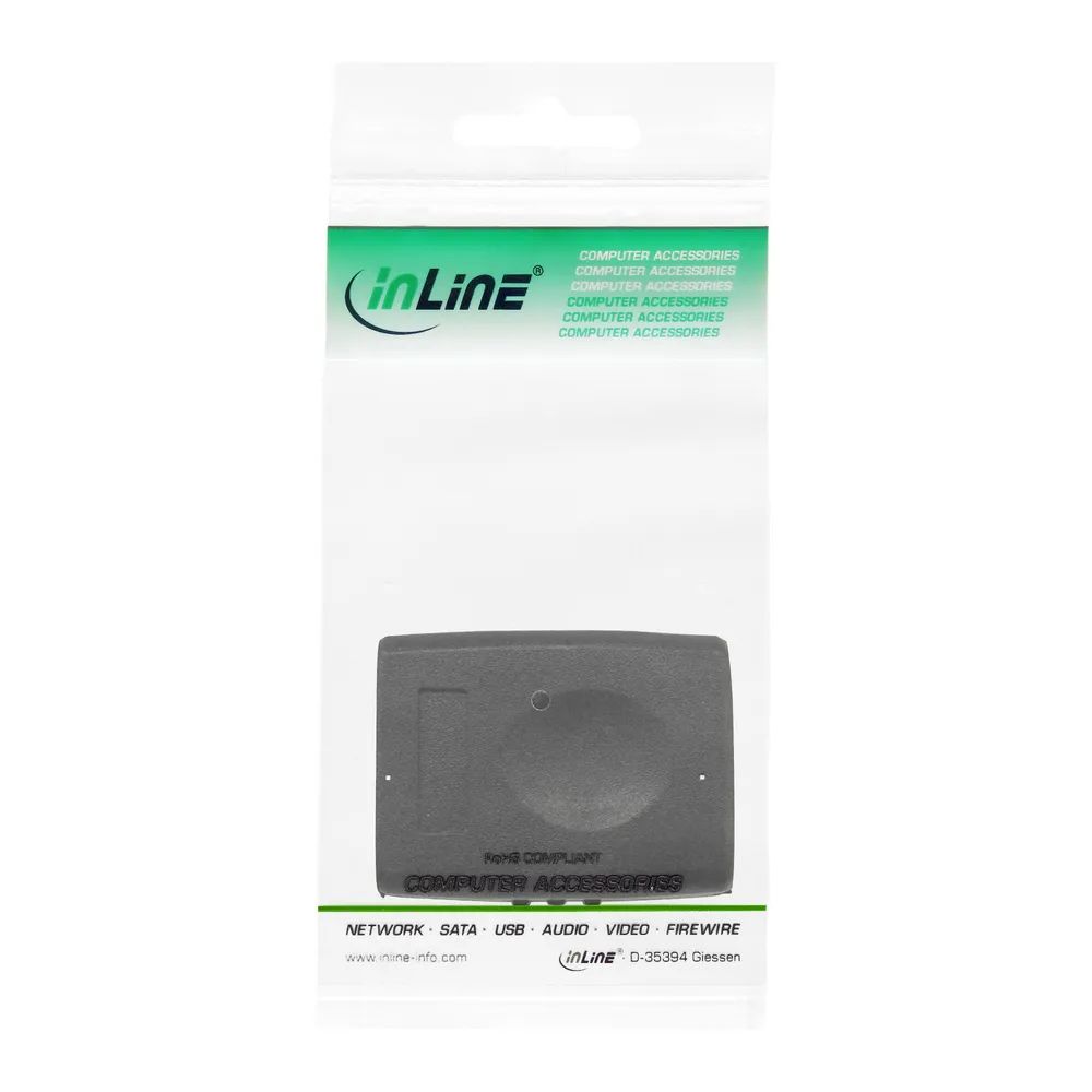 InLine HDMI Adapter - HDMI A Buchse/Buchse - vergoldete Kontakte - 4K2K kompatibel