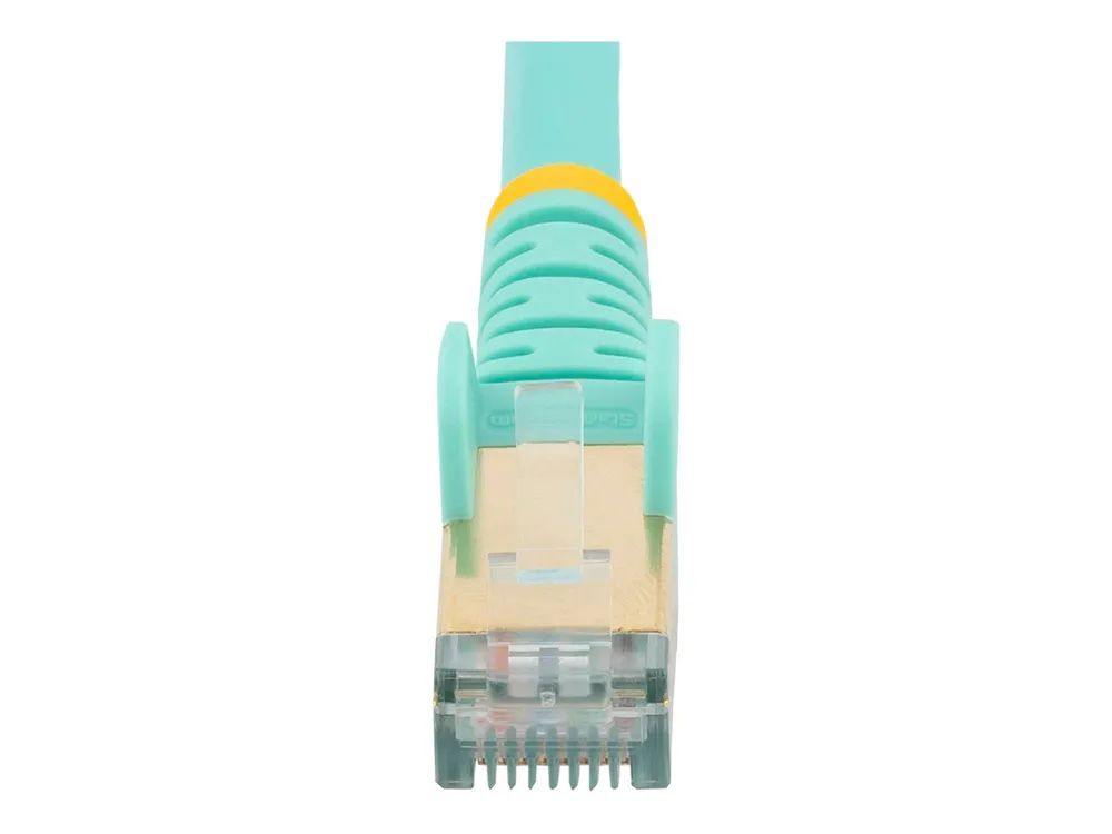 StarTech.com 6ASPAT7MAQ Patchkabel CAT6a (7 m, turkis, RJ45-Snagless-Steckverbinder, CAT6a-STP-Kabel, Kupferdraht, Netzwerkkabel)