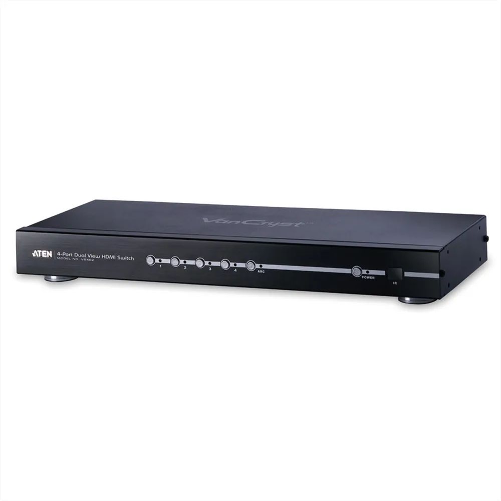 ATEN VanCryst VS482 4-Port Dual View HDMI Switch