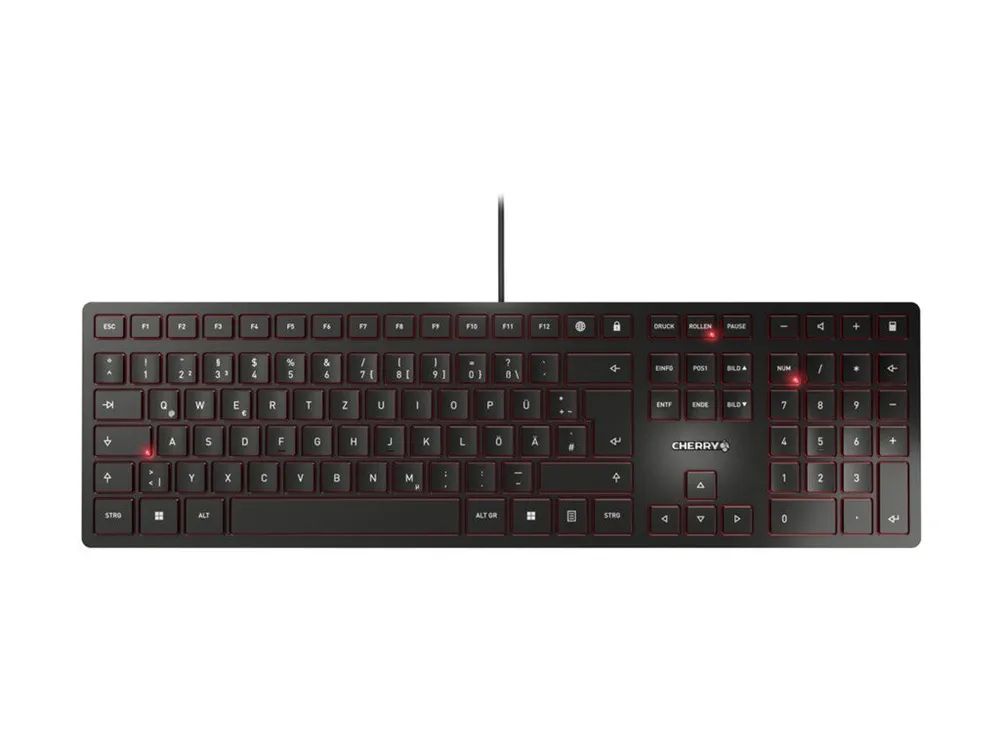 Cherry KC 6000 SLIM - Tastatur - USB - Belgien