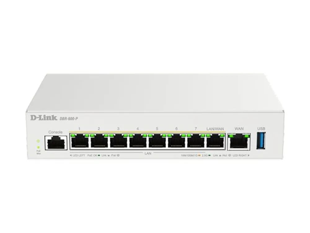 D-Link DBR-600-P - Wireless Router 8-Port-Switch