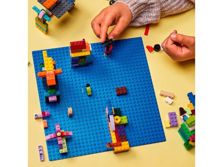 LEGO Blaue Bauplatte