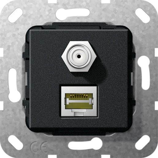 Gira MJ RJ45 CAT 6A 10 GB, SAT F GE / GIRA 569710