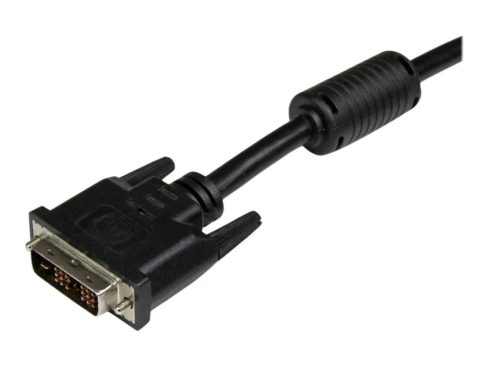 StarTech.com 3m DVI-D Single Link Kabel - St/St - DVI Monitorkabel - 1920x1200 - DVI Verbindungskabel/Anschlusskabel - Schwarz - DVI-Kabel - Single Link - DVI-D (M)